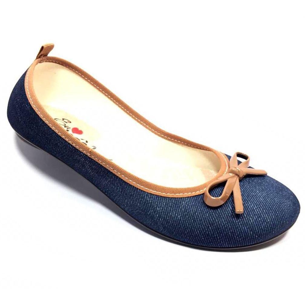 sapatilha moleca jeans