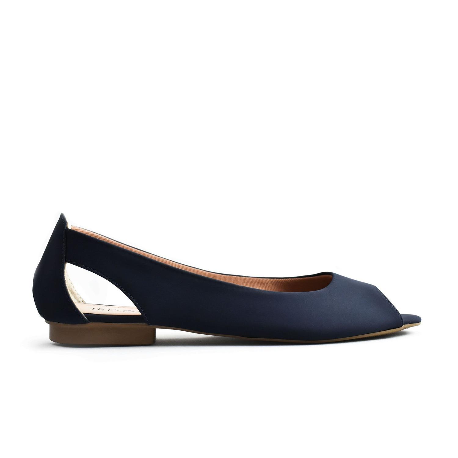 peep toe sapatilha
