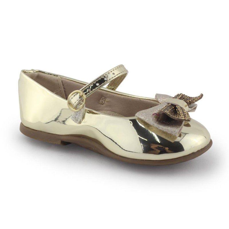 Sapatilha Sapato Infantil dourado 2106165 - Molekinha - Calçados Infantis -  Magazine Luiza