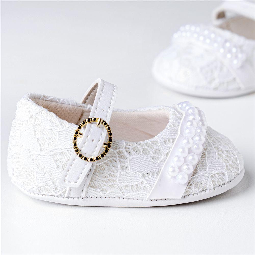 Sapatinho Bebê Menina Branco Renda Batizado 16 Grão de Gente - Sapato para  Batizado - Magazine Luiza
