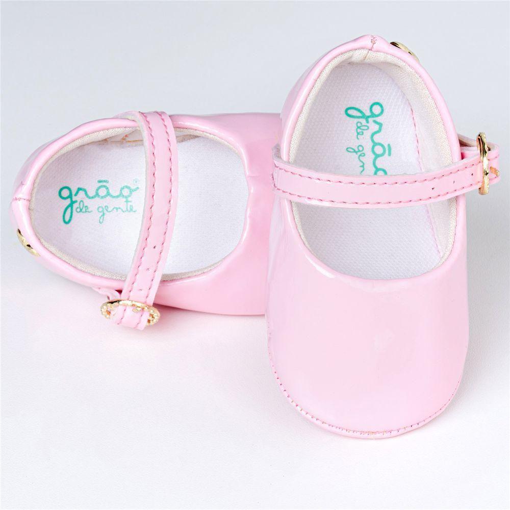 Sapatinho Bebê Menina Rosa Petit Coração 16 Grão de Gente - Sapatinho de  Bebê - Magazine Luiza