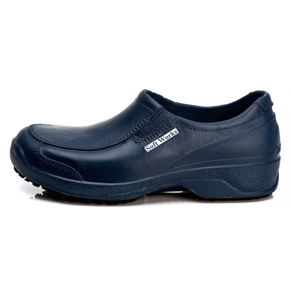 Sapato Antiderrapante Soft Works Com Biqueira Em Composite - Azul Marinho  BB66 - Sapato de Segurança - Magazine Luiza