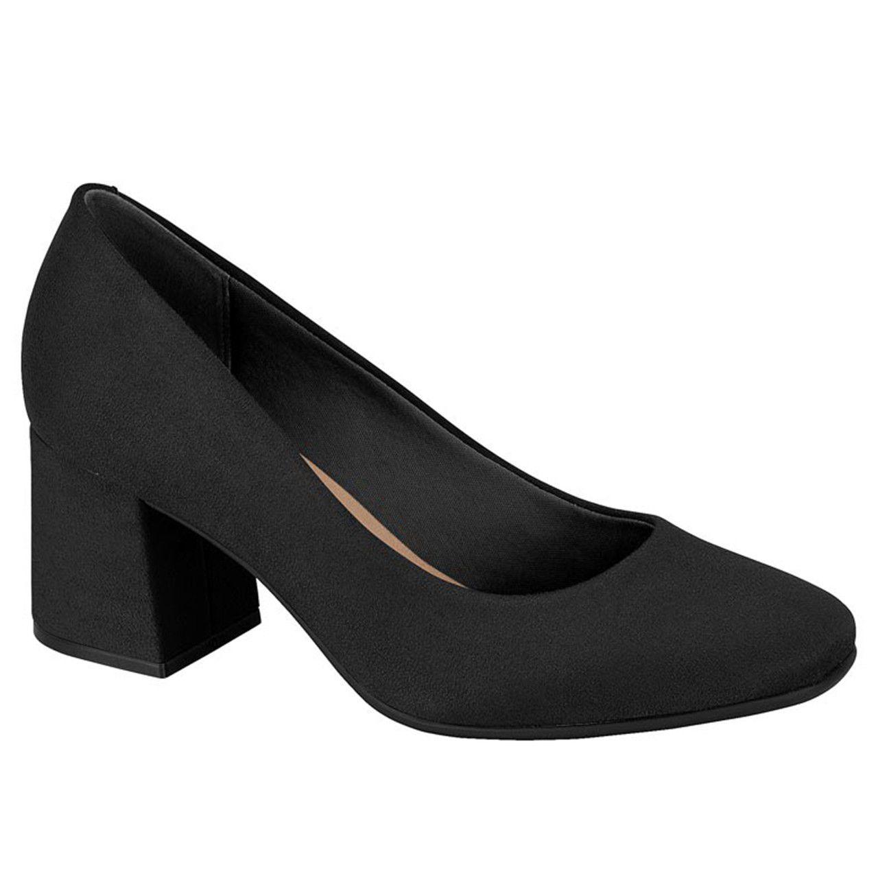 Sapato Básico Beira Rio Camurça Feminino 4245.100 - Preto - Sapato Casual  Feminino - Magazine Luiza
