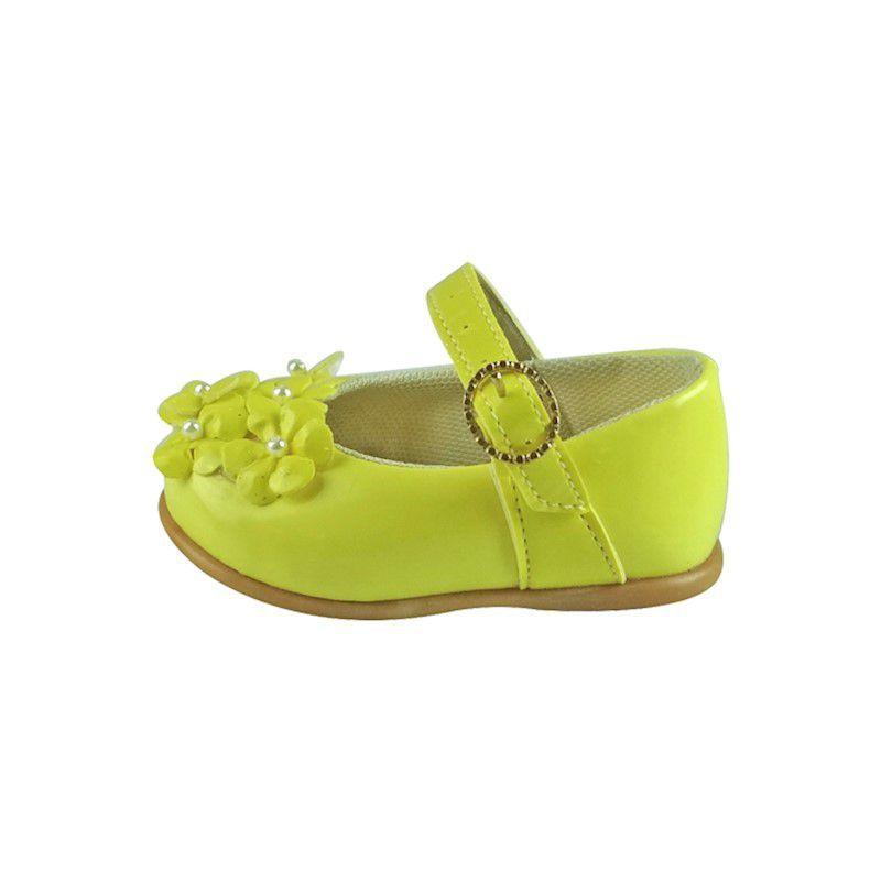 Sapato Boneca Baby com Flor - Amarelo - Glamour Pink - Roupa de Boneca -  Magazine Luiza