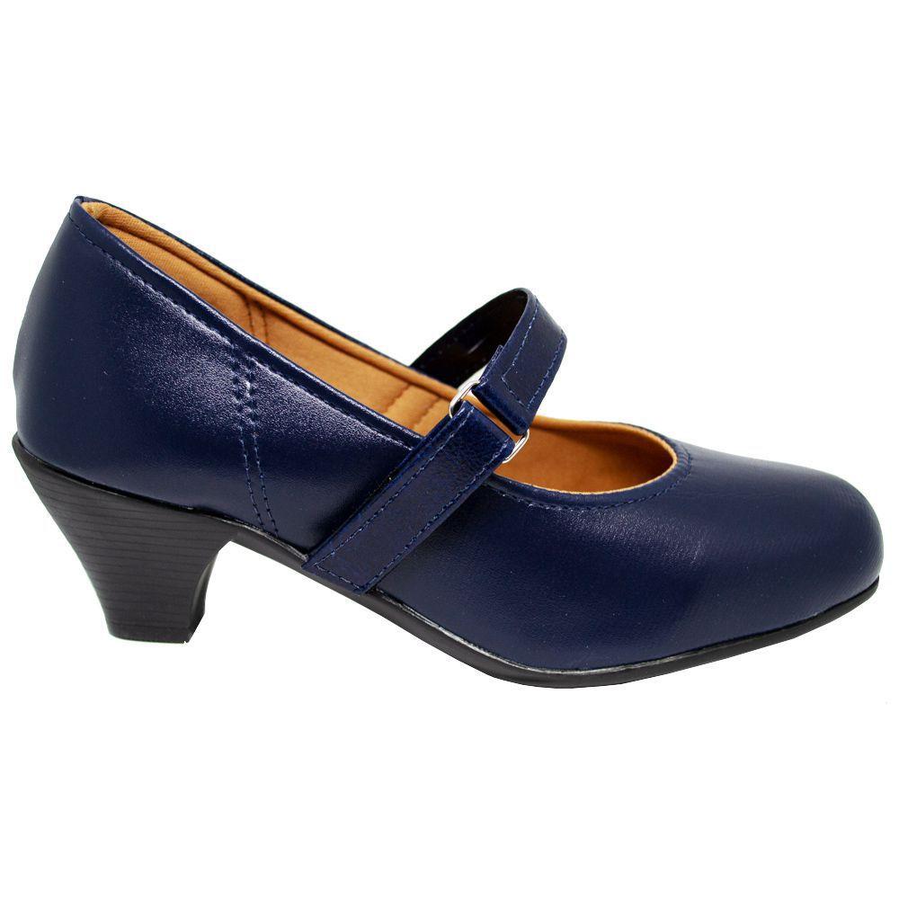 Sapato Boneca Fechado Salto Baixo Confort Azul Marinho - PariShoes - Outros  Moda e Acessórios - Magazine Luiza