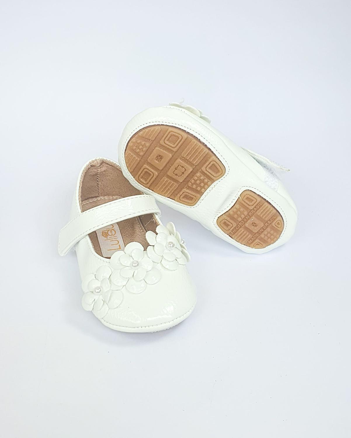 sapato branco bebe batizado lulidu kids 17/18 - Sapato para Batizado -  Magazine Luiza