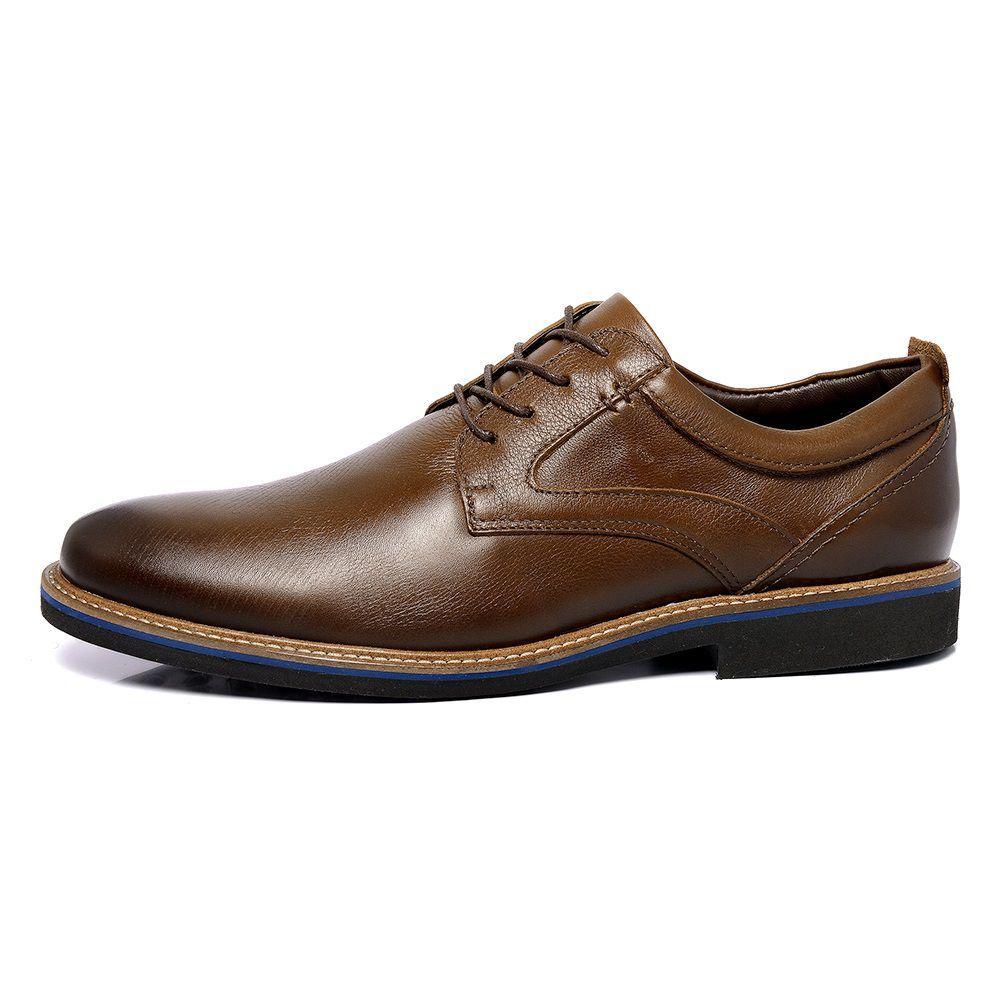 Sapato Casual Masculino Confortavel Oregon em Couro Fumê Canela / Chocolate  Seratto - 5506 em Promoção | Ofertas na Americanas