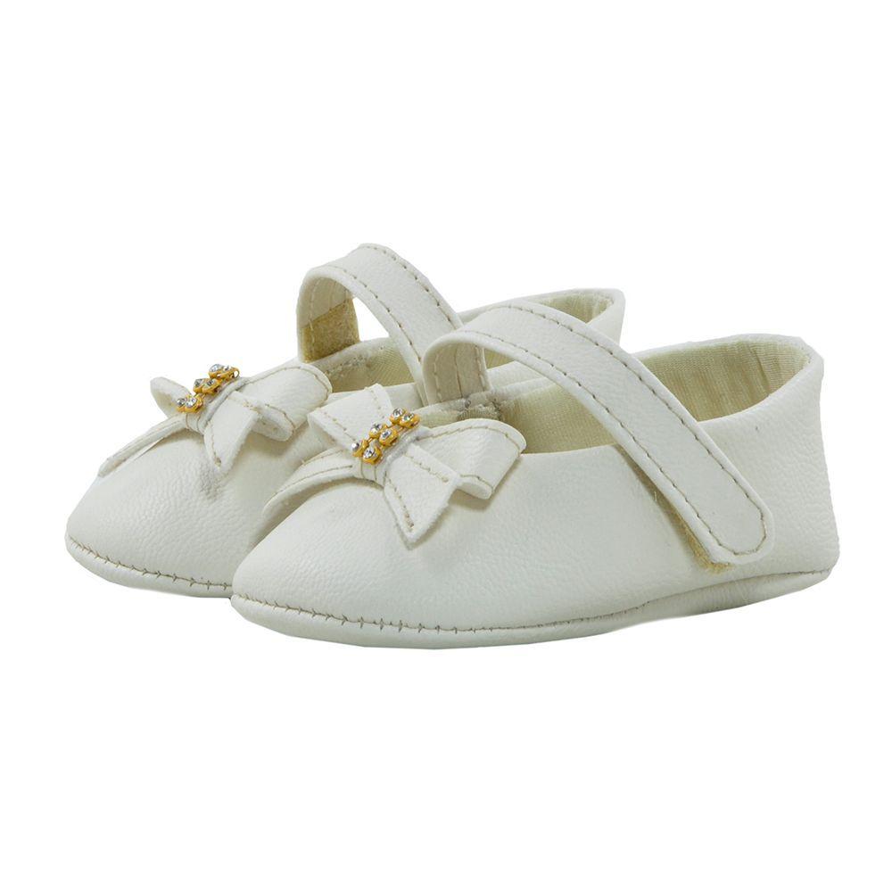 Sapato De Bebe Menina Branco laço Para Batizado Apresentação - Duchico -  Sapato para Batizado - Magazine Luiza