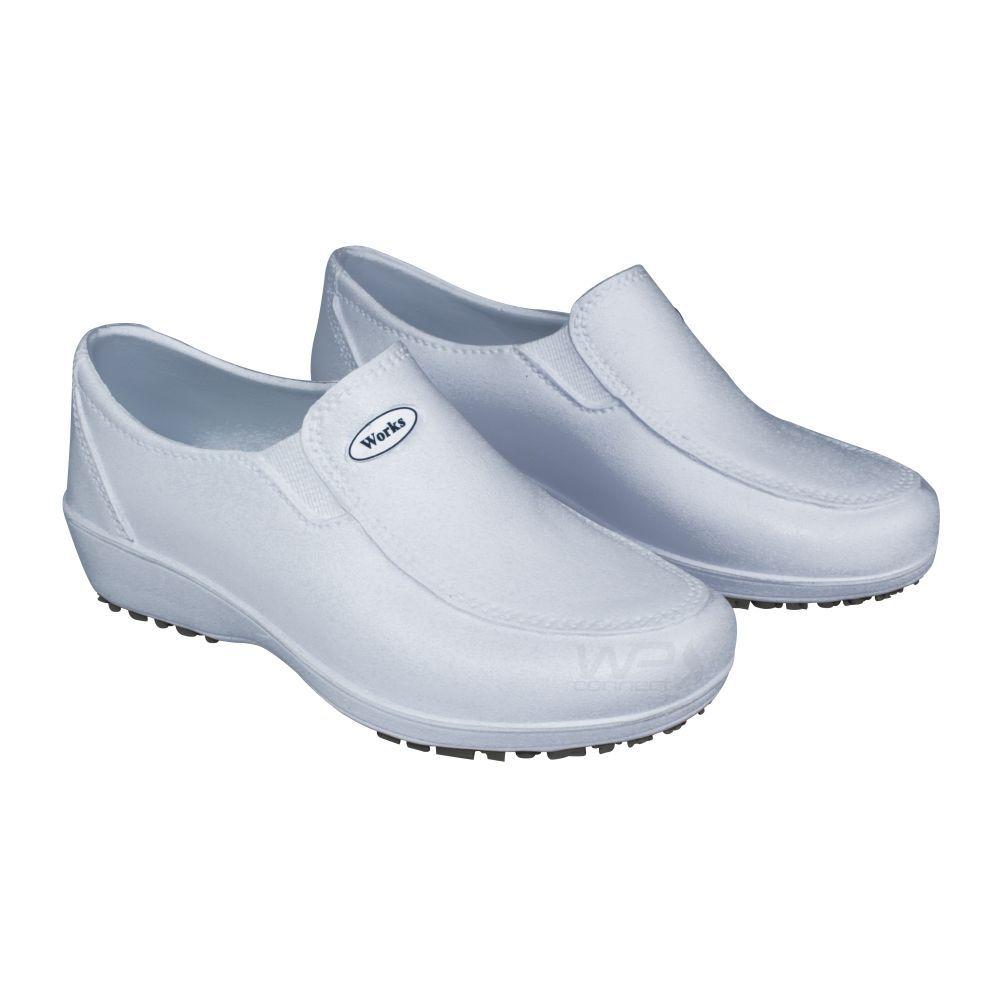 sapato impermeável feminino branco