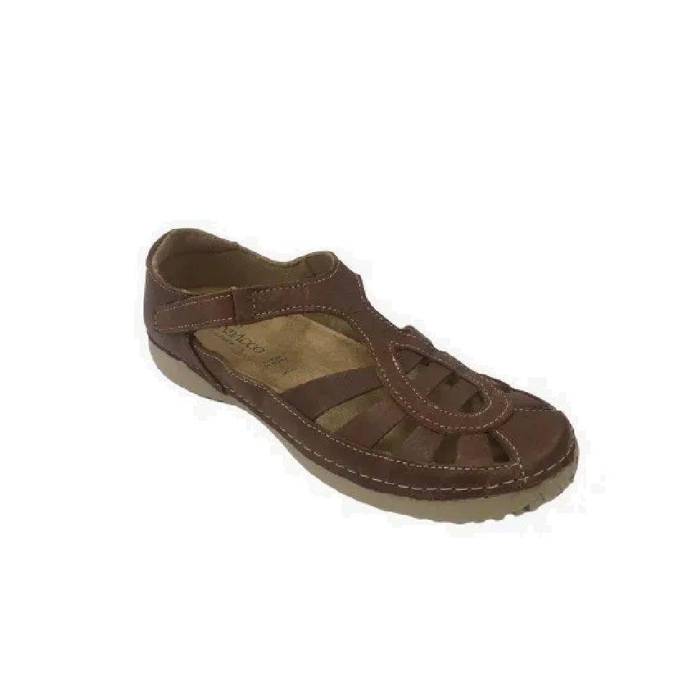 Sapato feminino andacco couro - camel - EPI - Magazine Luiza