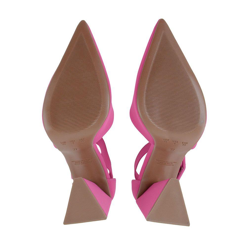 Sapato Feminino Bebecê Scarpin Nobuck Hyper Rosa - T9446 Sapato Feminino Bebecê Scarpin Nobuck Hyper Rosa - T9446