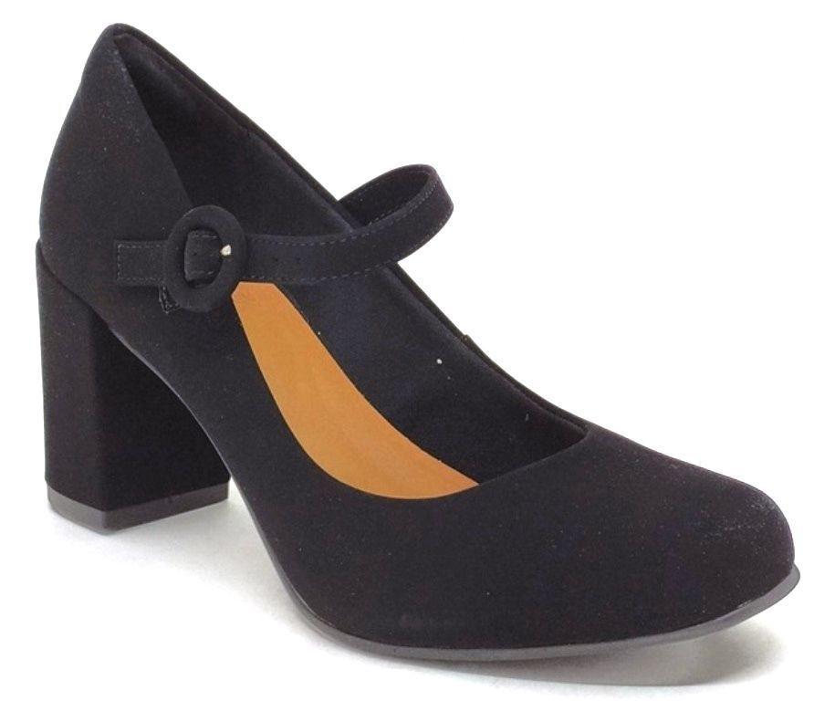 sapatos femininos salto grosso