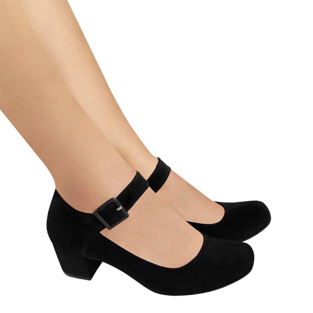 Sapatinho Boneca Preto Sapato Preto Tipo Boneca