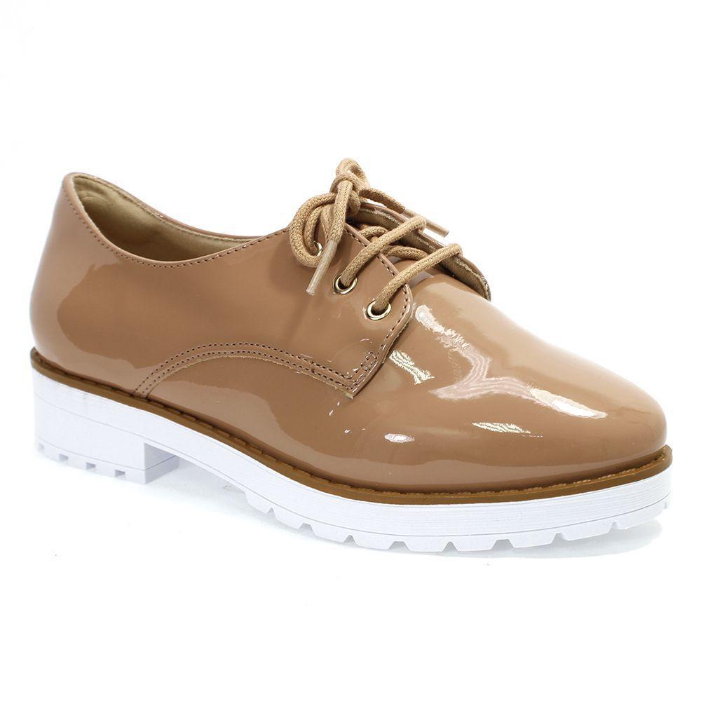 sapato feminino de cadarço