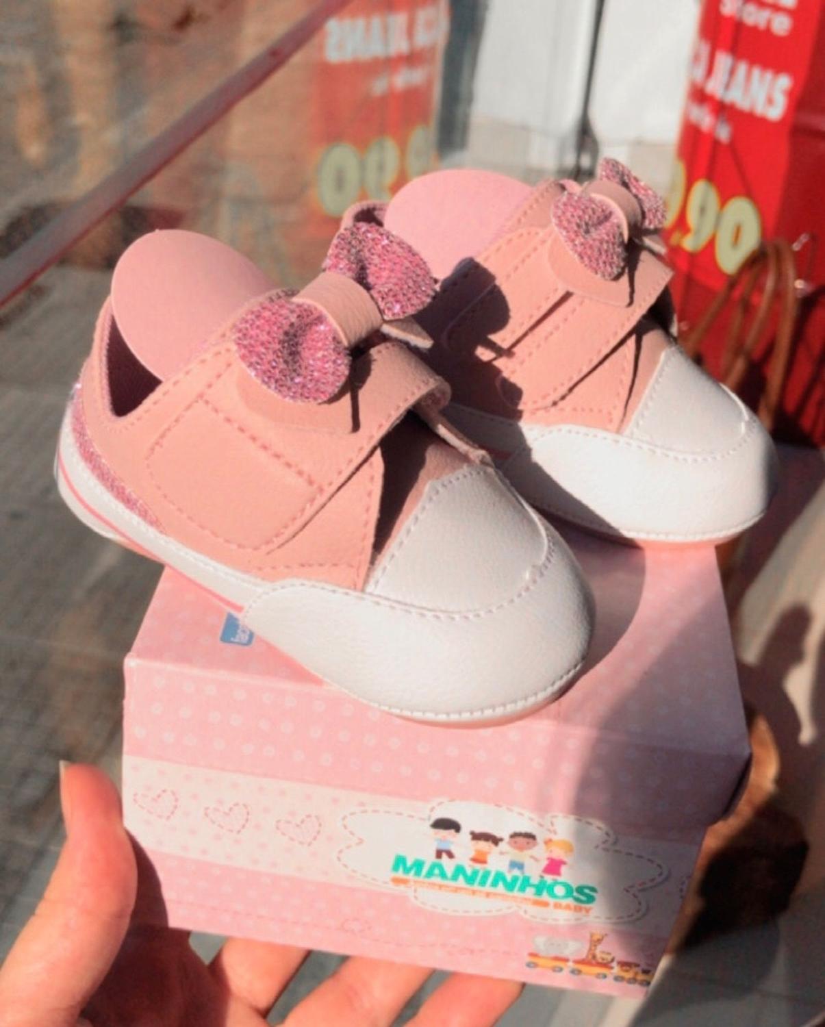 Sapato feminino infantil - Maninhoss baby - Sapatinho de Bebê - Magazine  Luiza