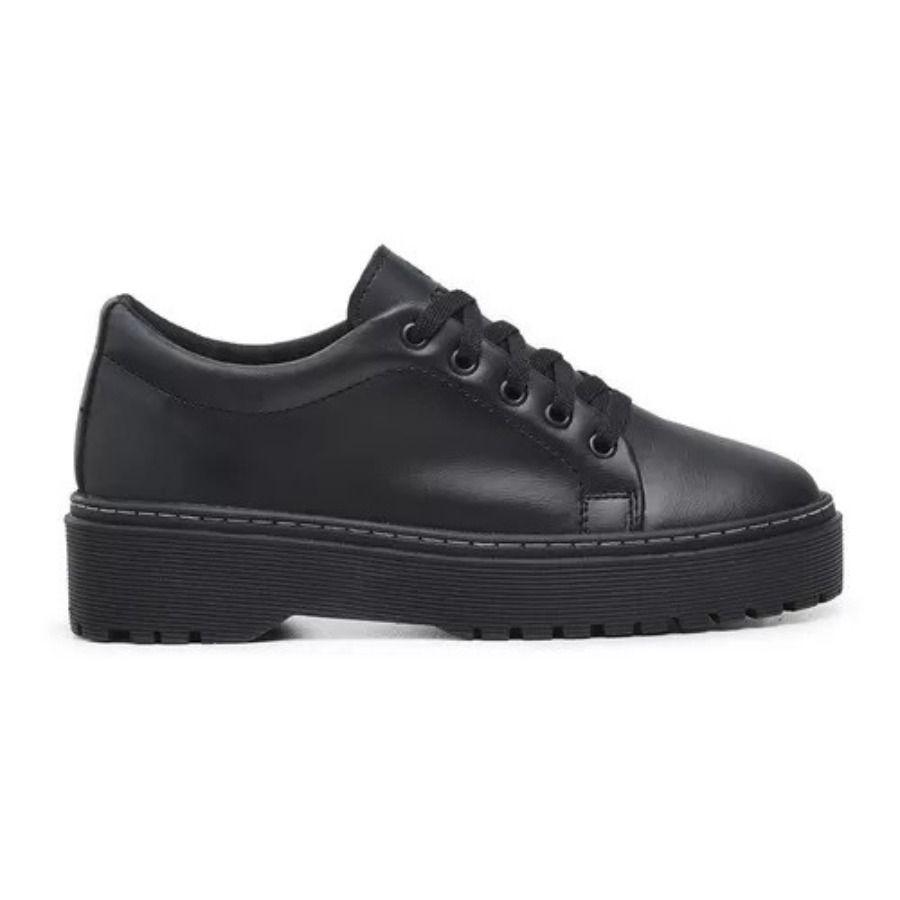 Sapato Feminino Mocassim Feminino Oxford Plataforma Blogueira