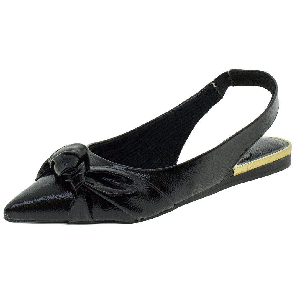 Sapato Feminino Mule Vizzano - 1315102 VERNIZ/PRETO - Mule Feminino - Magazine Luiza