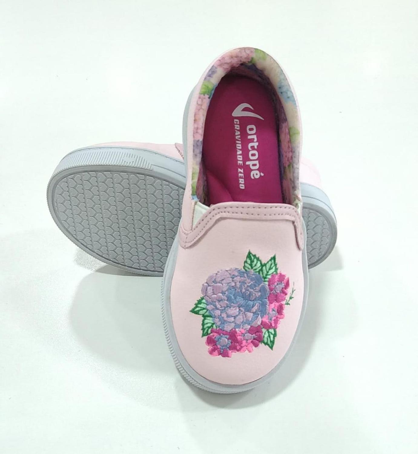 Sapato Feminino Ortopé Flat Form Baby / Rosa Bebê 23 - Sapatinho de Bebê - Magazine Luiza