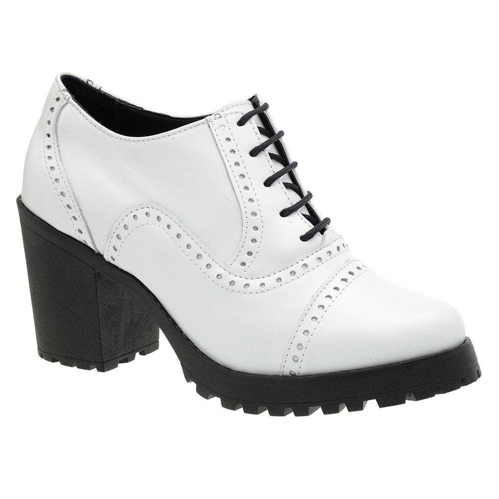 oxford branco feminino