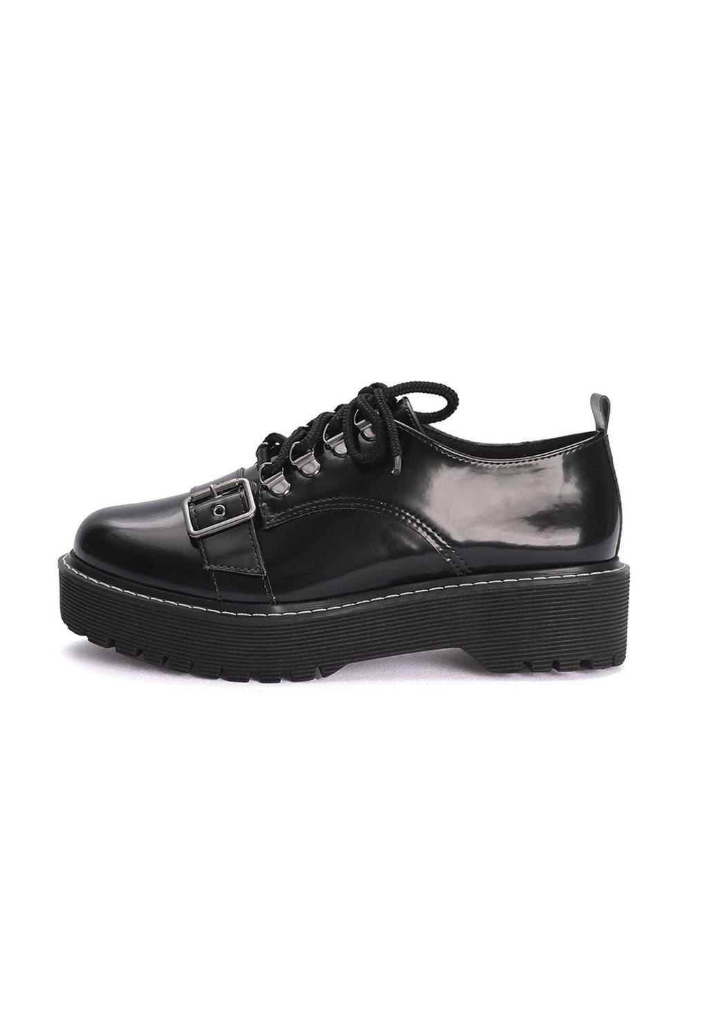 sapato preto feminino oxford