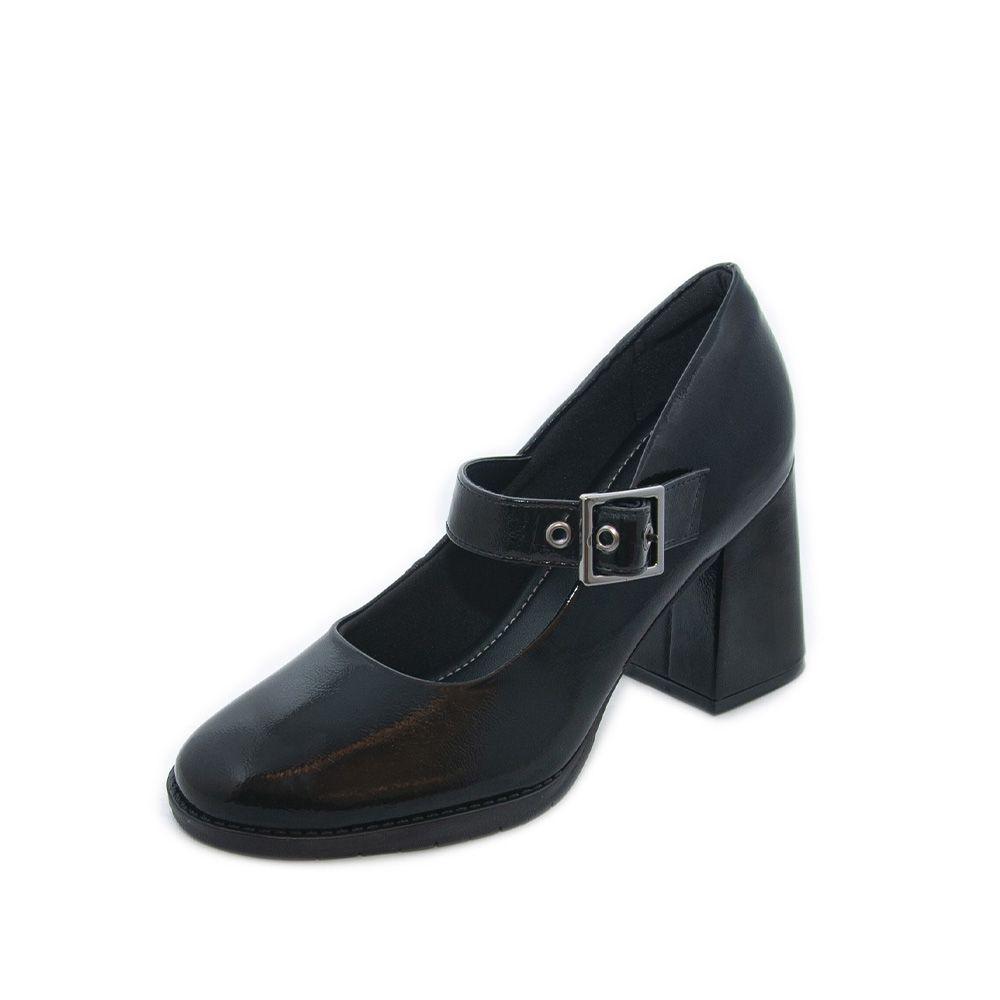 Sapato Feminino Piccadilly Salto Alto REF: 343008 VERNIZ Sapato