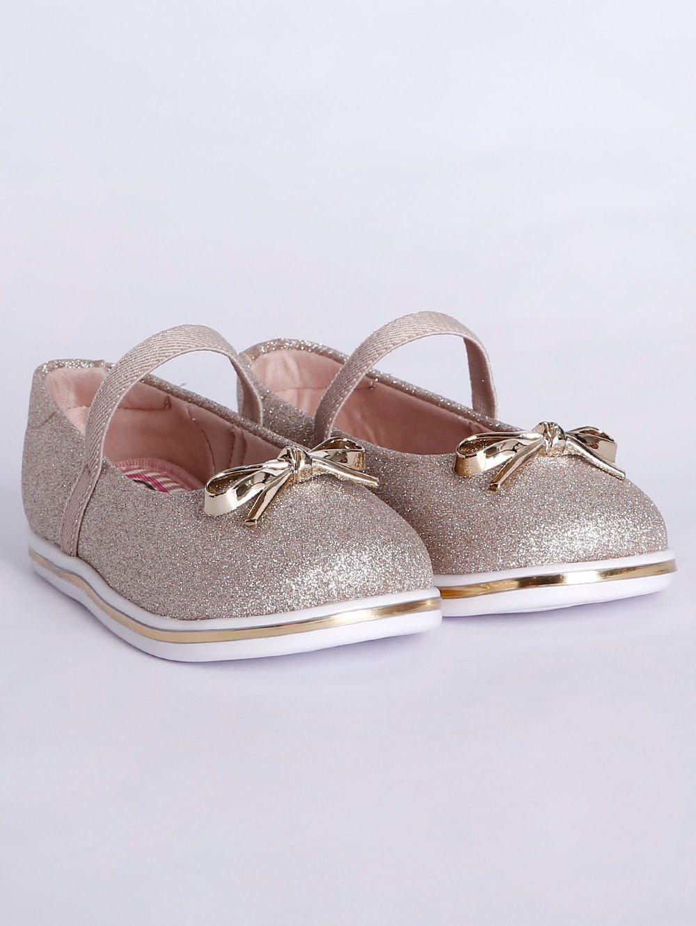Sapato Glitter Molekinha Infantil para Bebê Menina - Dourado - Sapatinho de  Bebê - Magazine Luiza