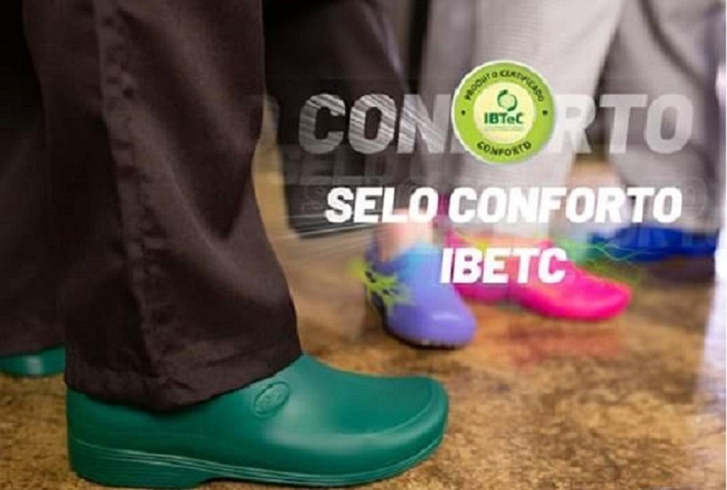 sapato hospitalar azul