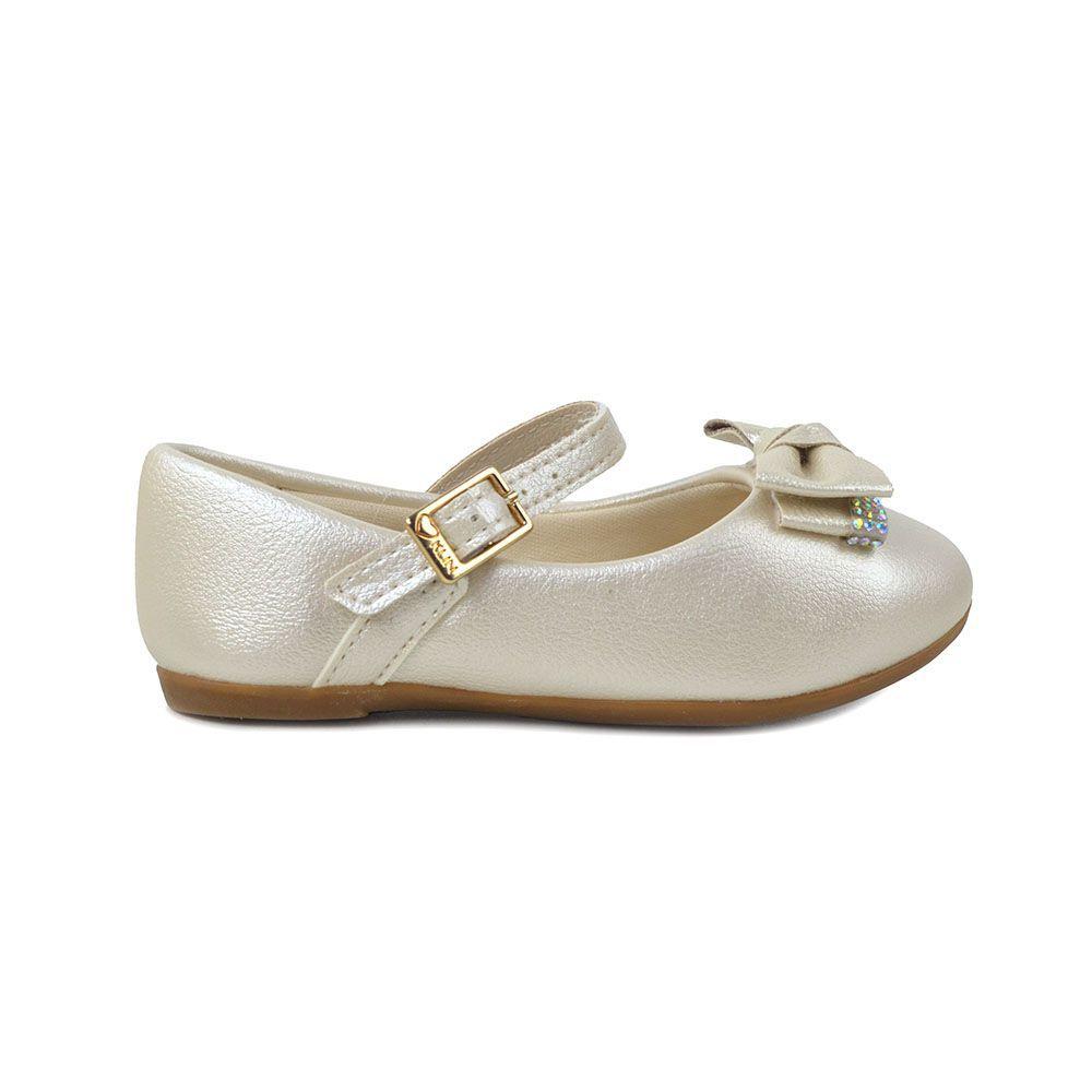 Sapato Infantil Feminino Klin Princesa Off White - 152154 - Sapato Infantil  - Magazine Luiza