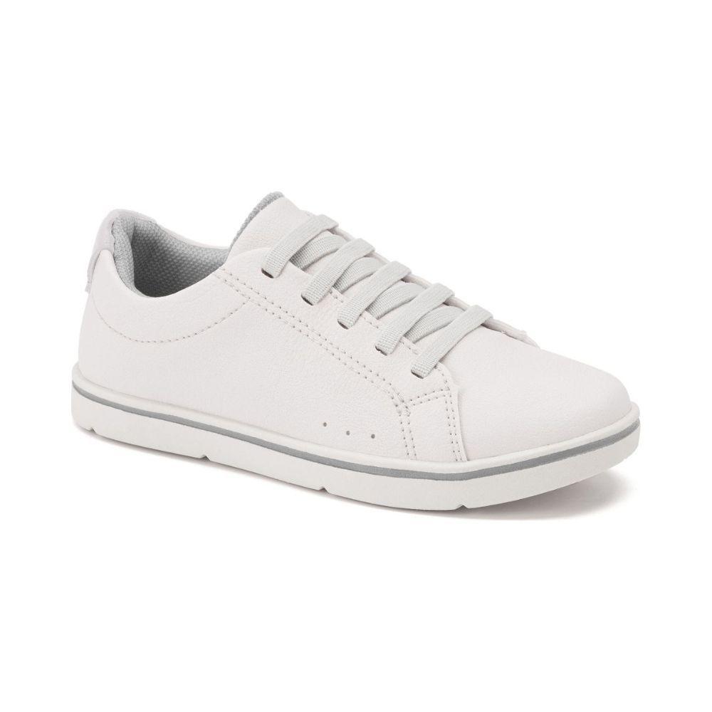Sapato Infantil Klin Flyer Kids Todo Branco Elástico