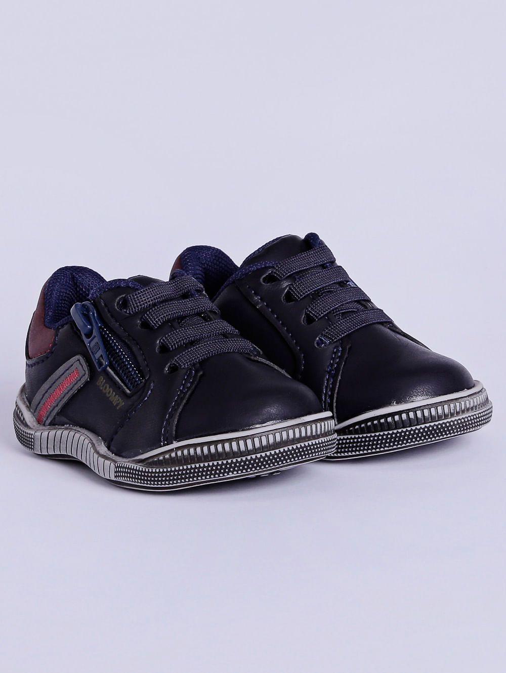 Sapato Infantil Para Bebê Menino - Azul Marinho - Bloompy - Sapatinho de  Bebê - Magazine Luiza