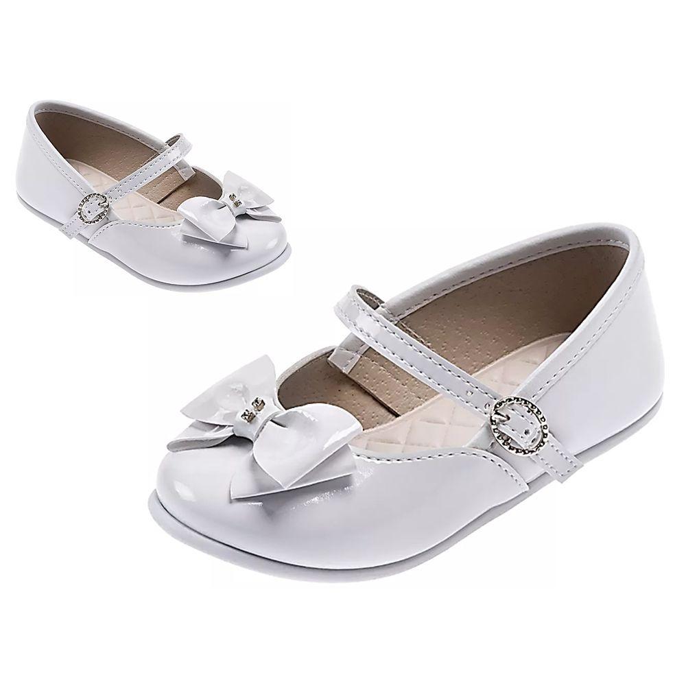 Sapato Infantil Pimpolho Menina Branco - Sapatinho de Bebê - Magazine Luiza