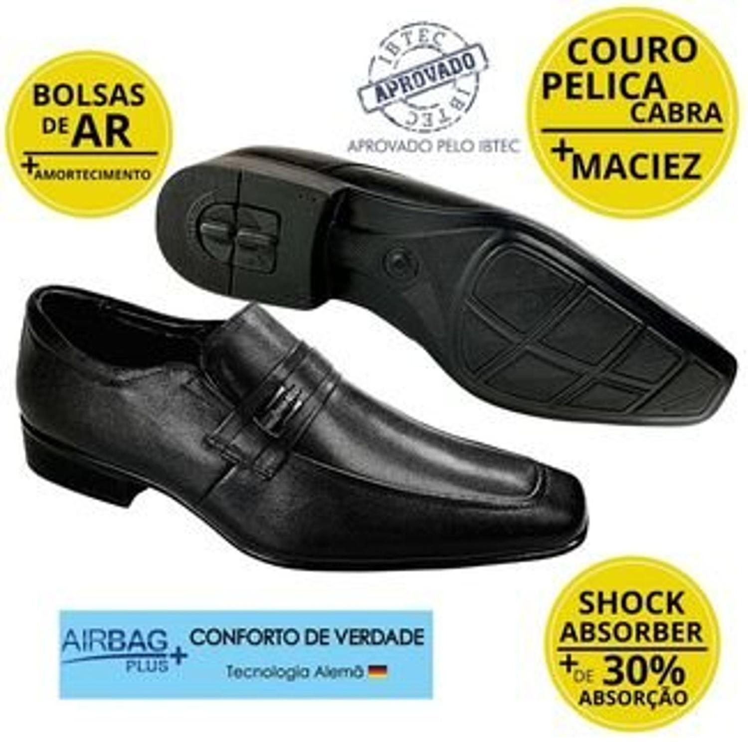 Sapato Jota Pé Masculino Detroit em Couro Preto 79107 - JotaPé - Sapato  Social Masculino - Magazine Luiza