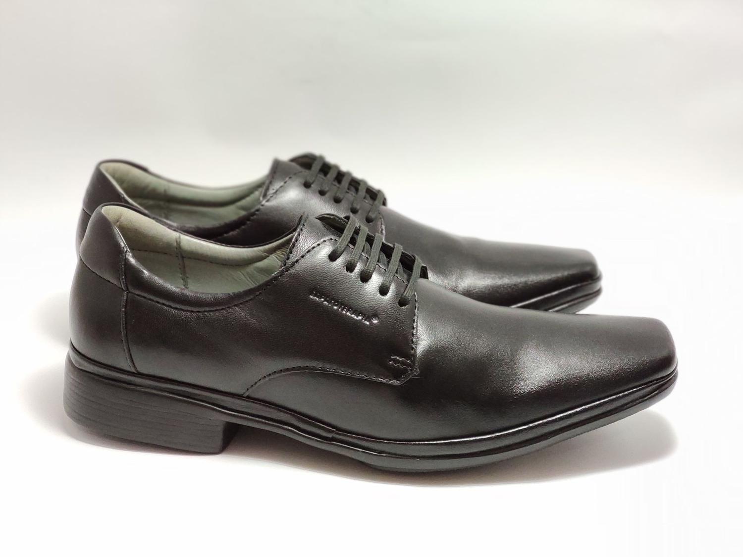 Sapato masculino com cadarço de couro preto marca Sapatoterapia - Sapato  Social Masculino - Magazine Luiza