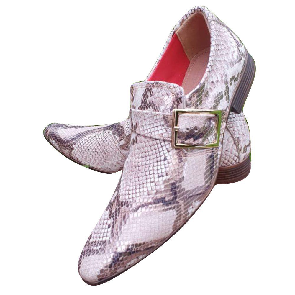 Sapato Masculino Italiano em Couro Social Executivo - Branco - Whisnake -  ART SAPATOS - Sapato Social Masculino - Magazine Luiza