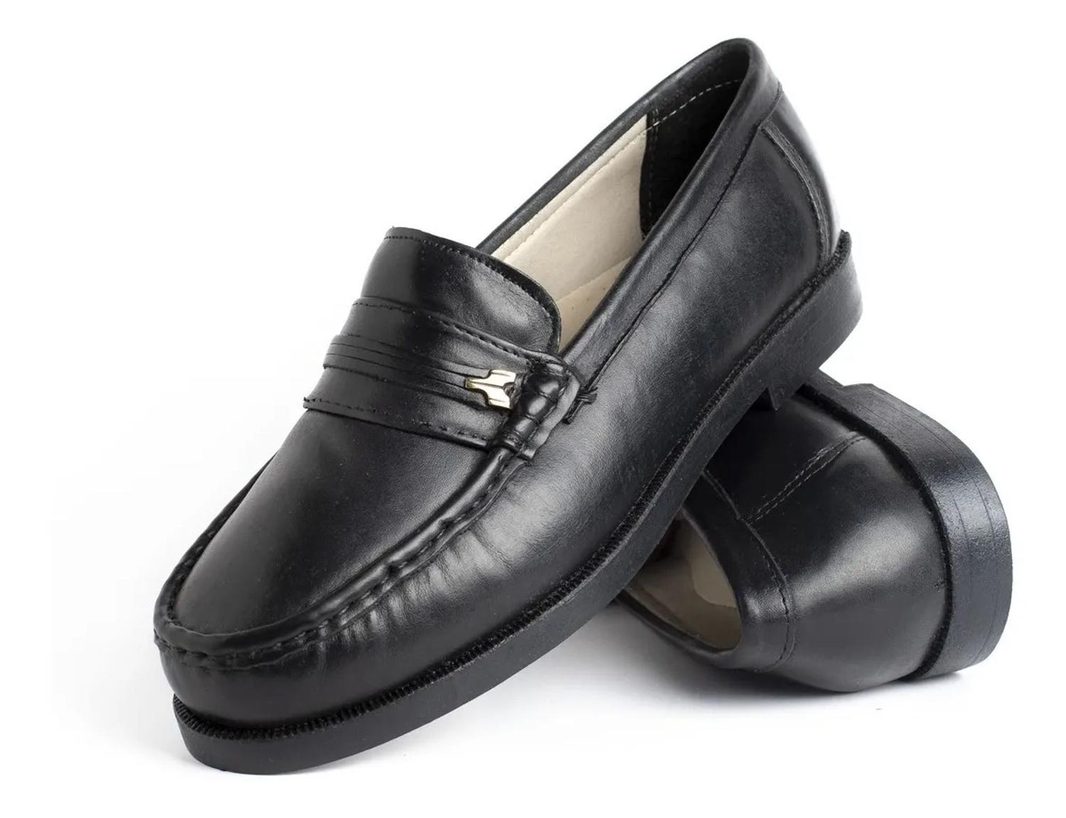 Sapato Masculino Mocassim Social Tradicional Couro Ref 041 - CARVALHO  CALÇADOS - Mocassim Masculino - Magazine Luiza