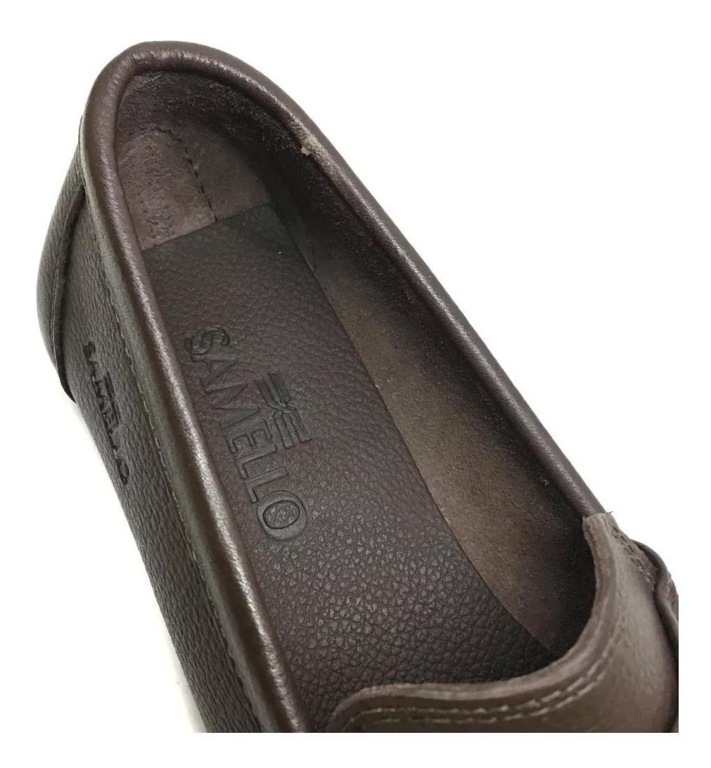 Sapato Masculino Samello Monza Shelton Floater Café 09041009 - Outros Moda  e Acessórios - Magazine Luiza