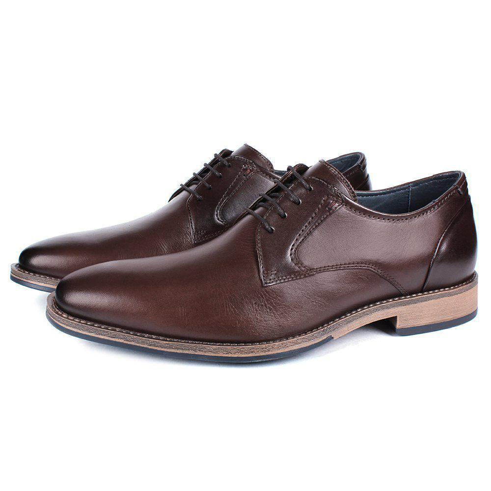Sapato Masculino Vulcano em couro Café Savelli - Savelli Calçados - Sapato  Social Masculino - Magazine Luiza