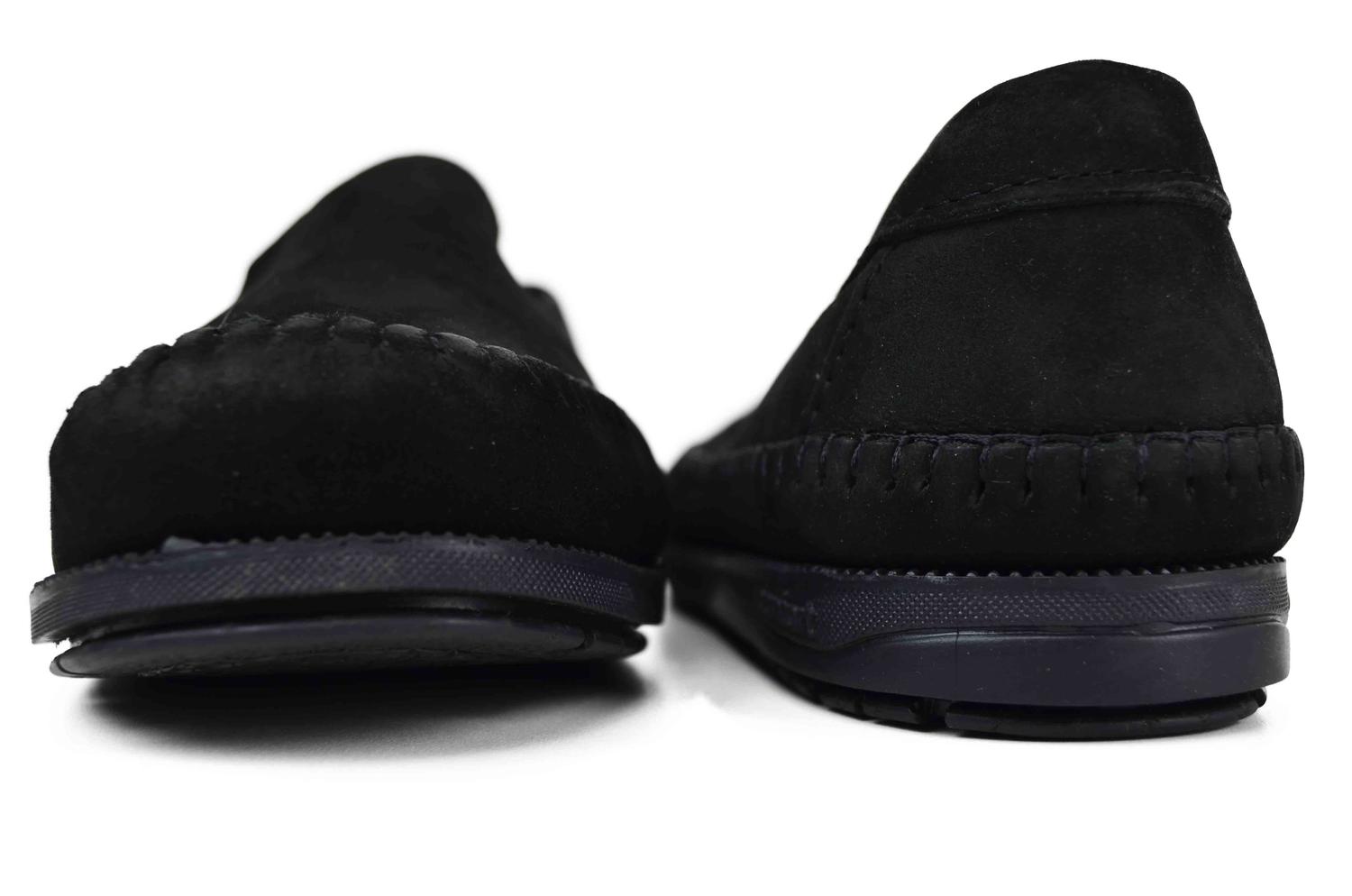 Sapato Mocassim Masculino Comparini Nobuck Couro Preto - Mocassim Masculino  - Magazine Luiza