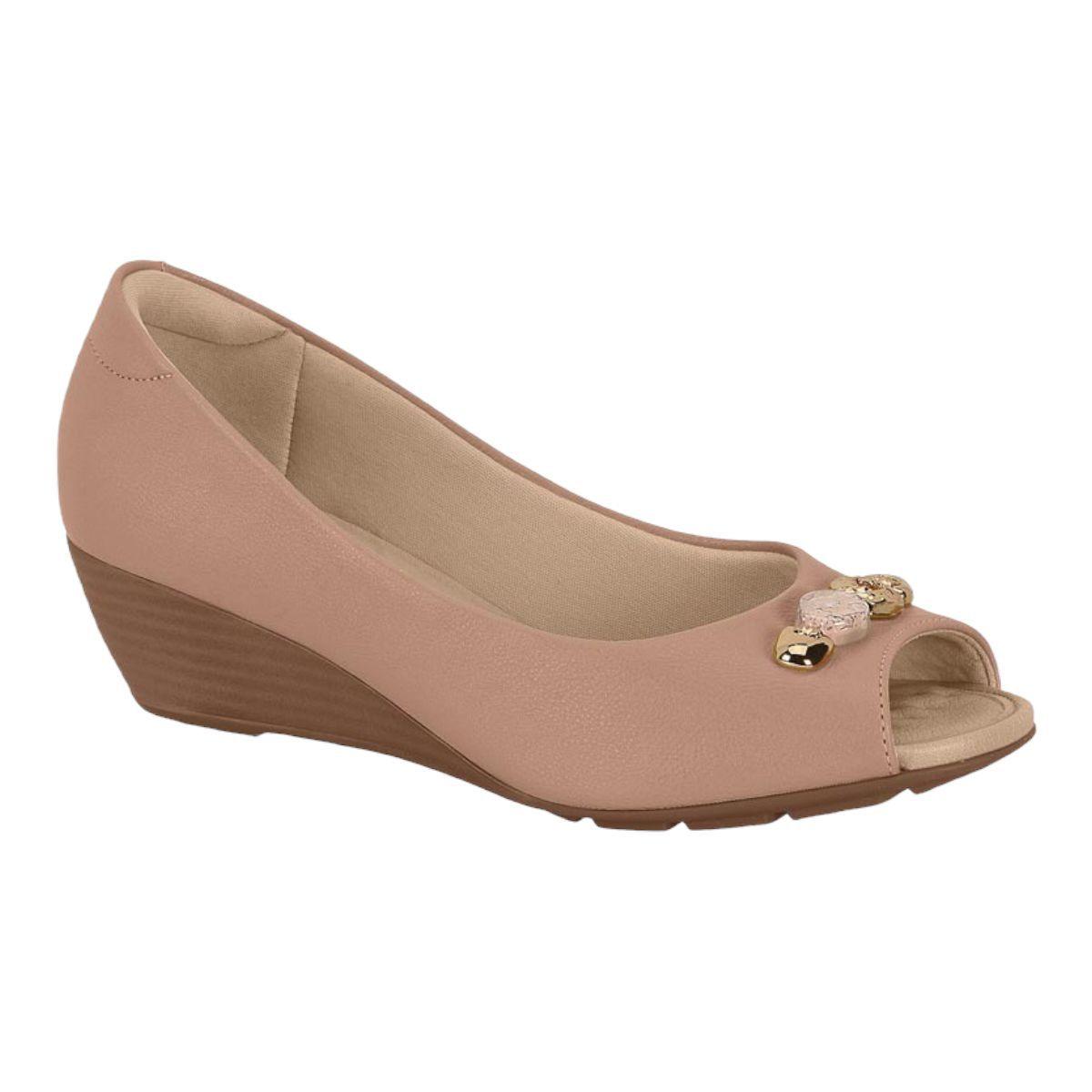 Sapato Modare Sapatilha Anabela Sapato Modare Anabela Bico Aberto