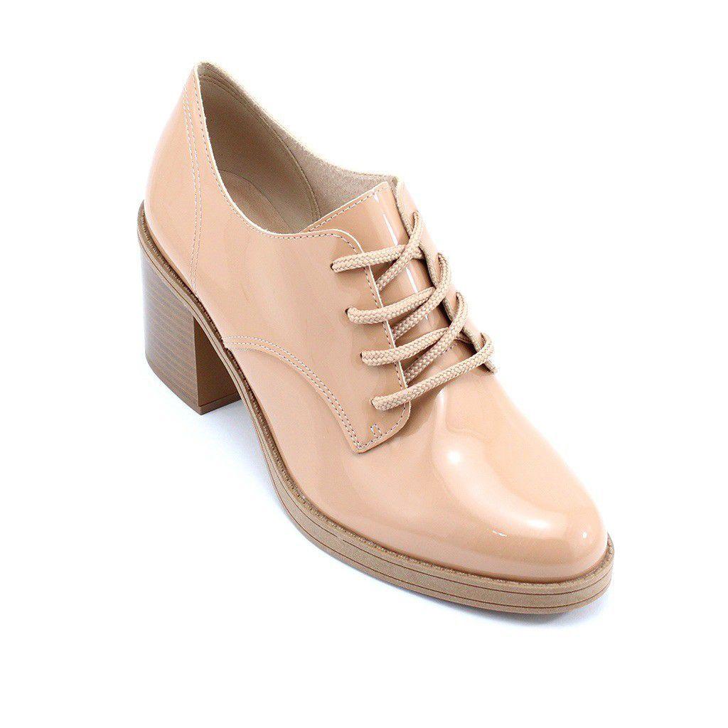 sapato oxford beira rio conforto verniz