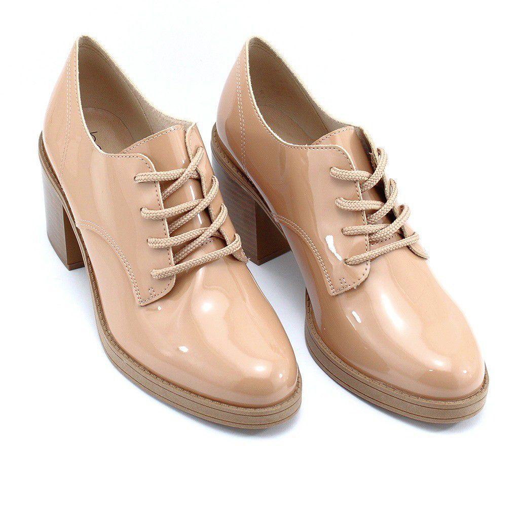 Sapato Oxford Beira Rio Verniz - Beira Rio Conforto - Oxford Feminino - Magazine Luiza
