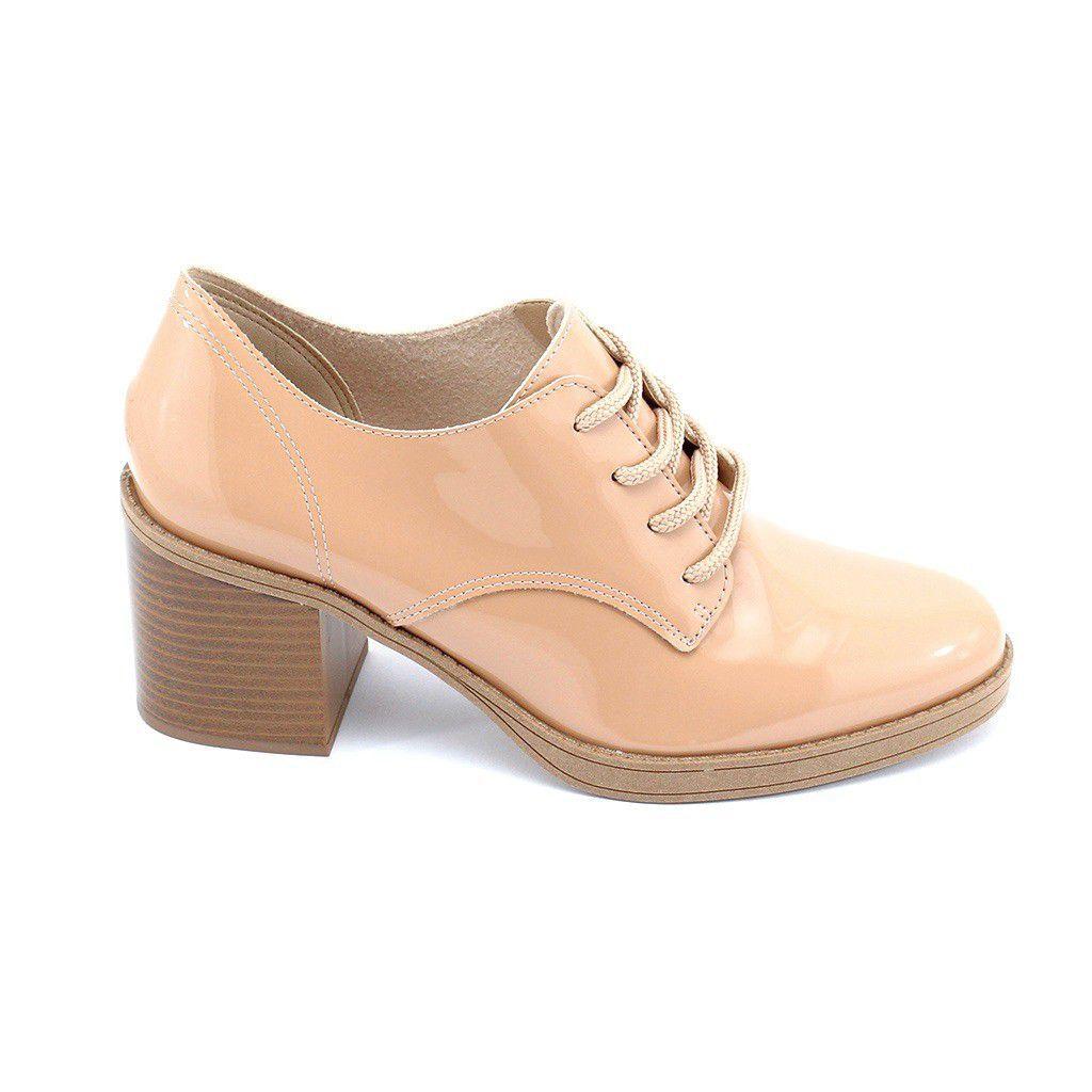 sapato oxford beira rio conforto verniz