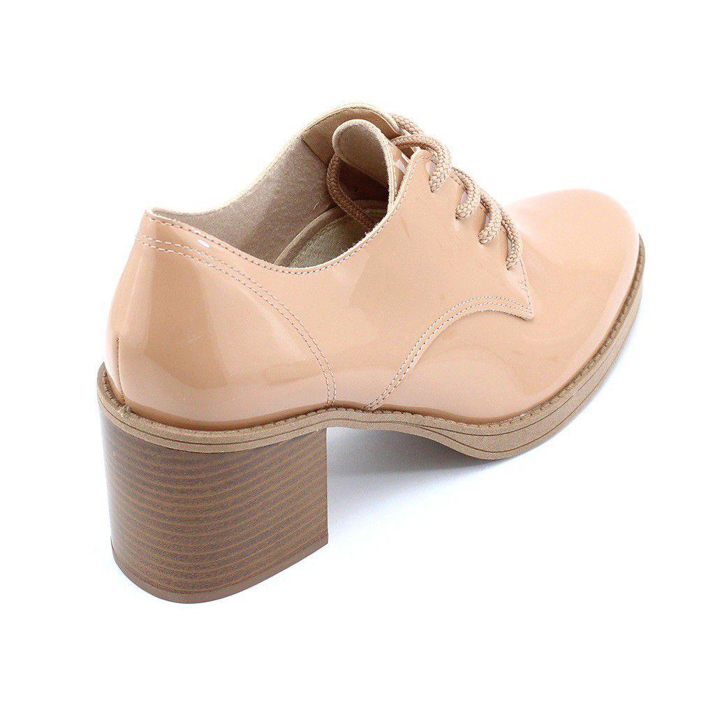 sapato oxford beira rio conforto verniz