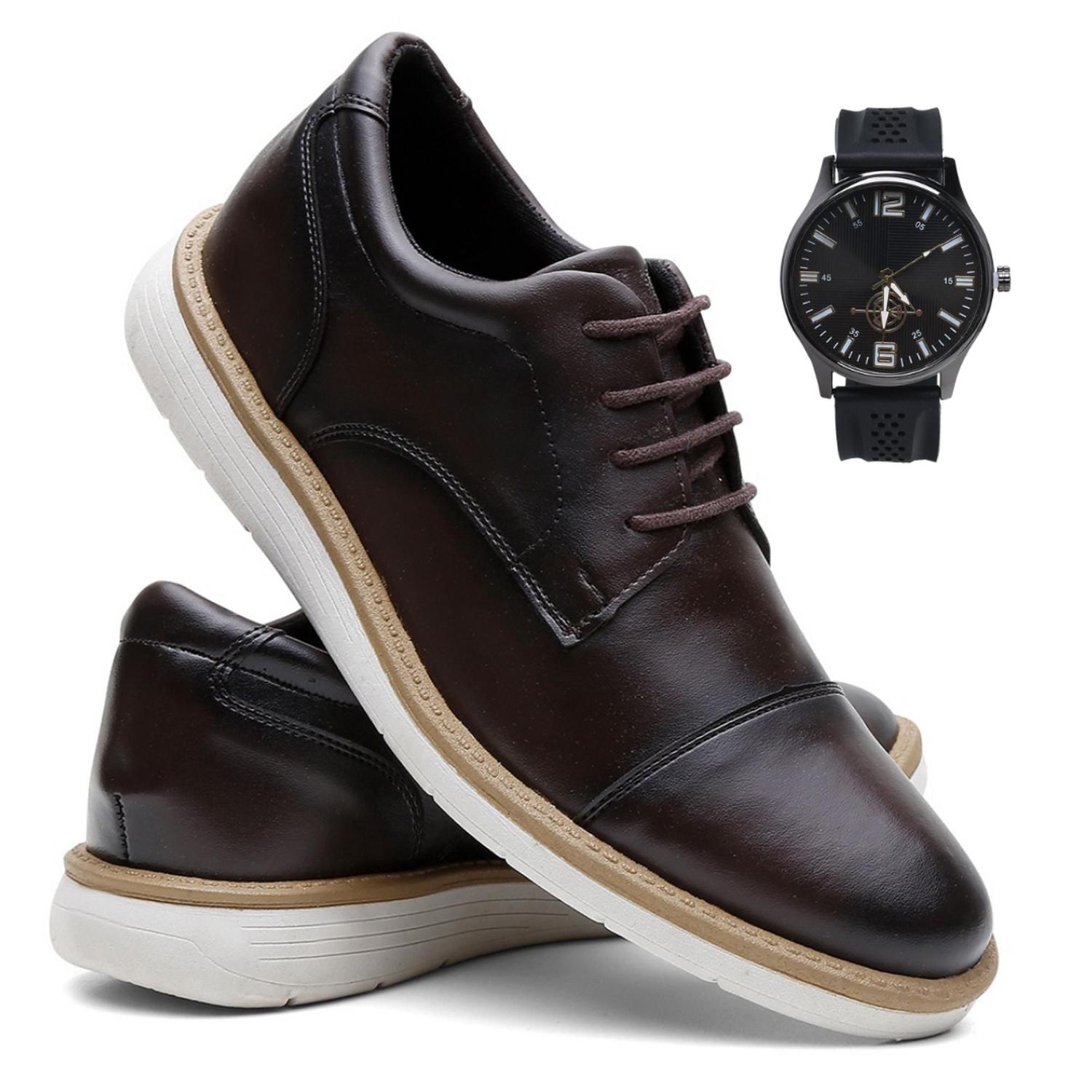 Sapato Sport Fino Sapato Oxford Masculino Esporte Fino Brogue