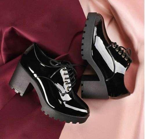 Sapato Oxford Feminino Sapato Verniz Feminino Vizzano Vizzano