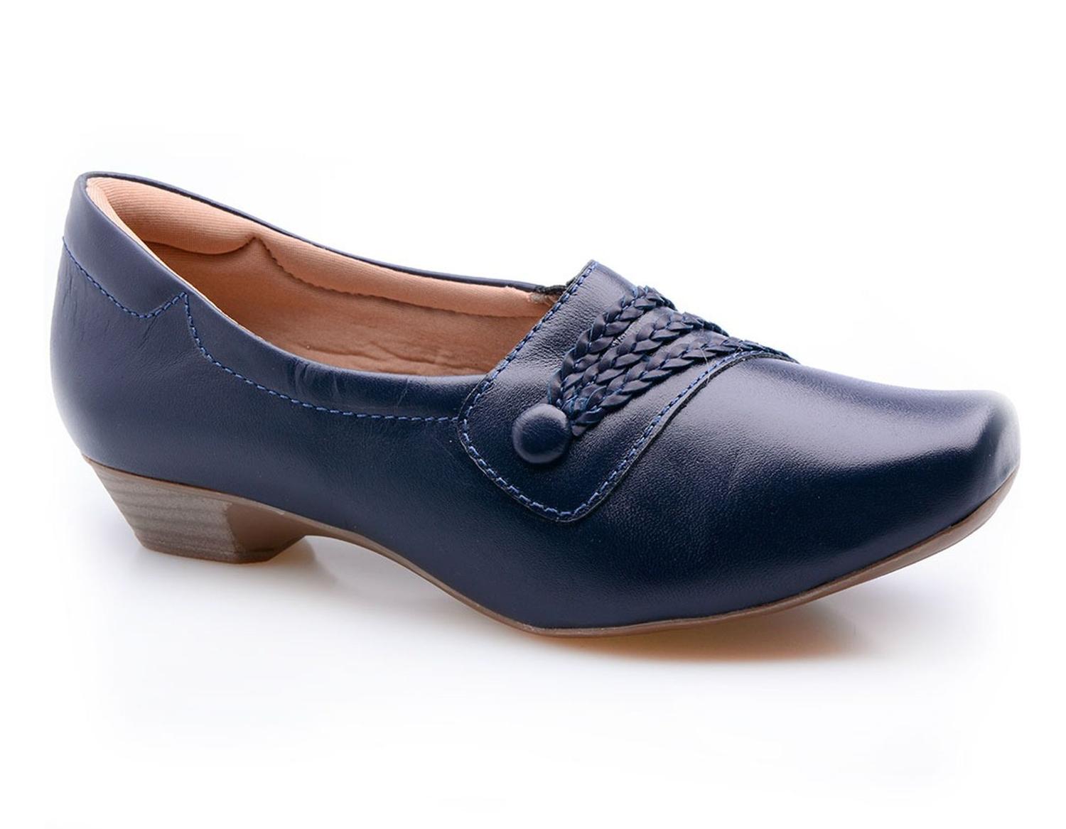 sapato azul marinho feminino enfermagem