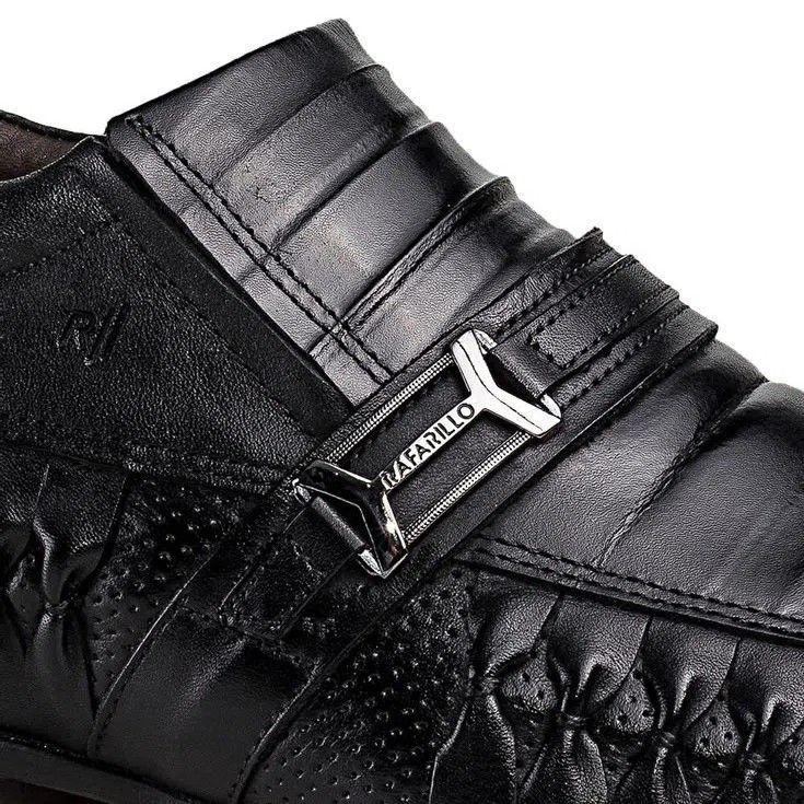 Sapato Rafarillo Marrom voce 7cm mais alto 3261 - Sapato Social Masculino -  Magazine Luiza