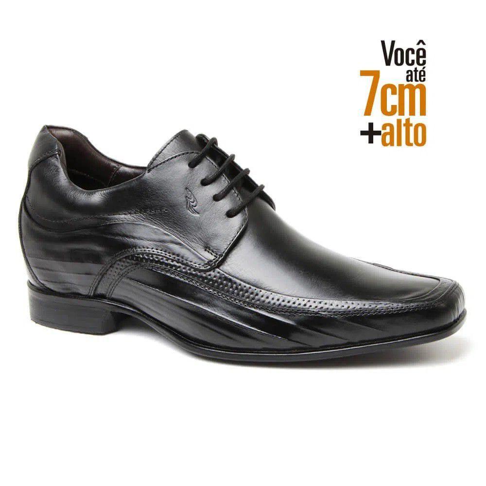 Sapato Rafarillo Marrom voce 7cm mais alto 3261 - Sapato Social Masculino -  Magazine Luiza