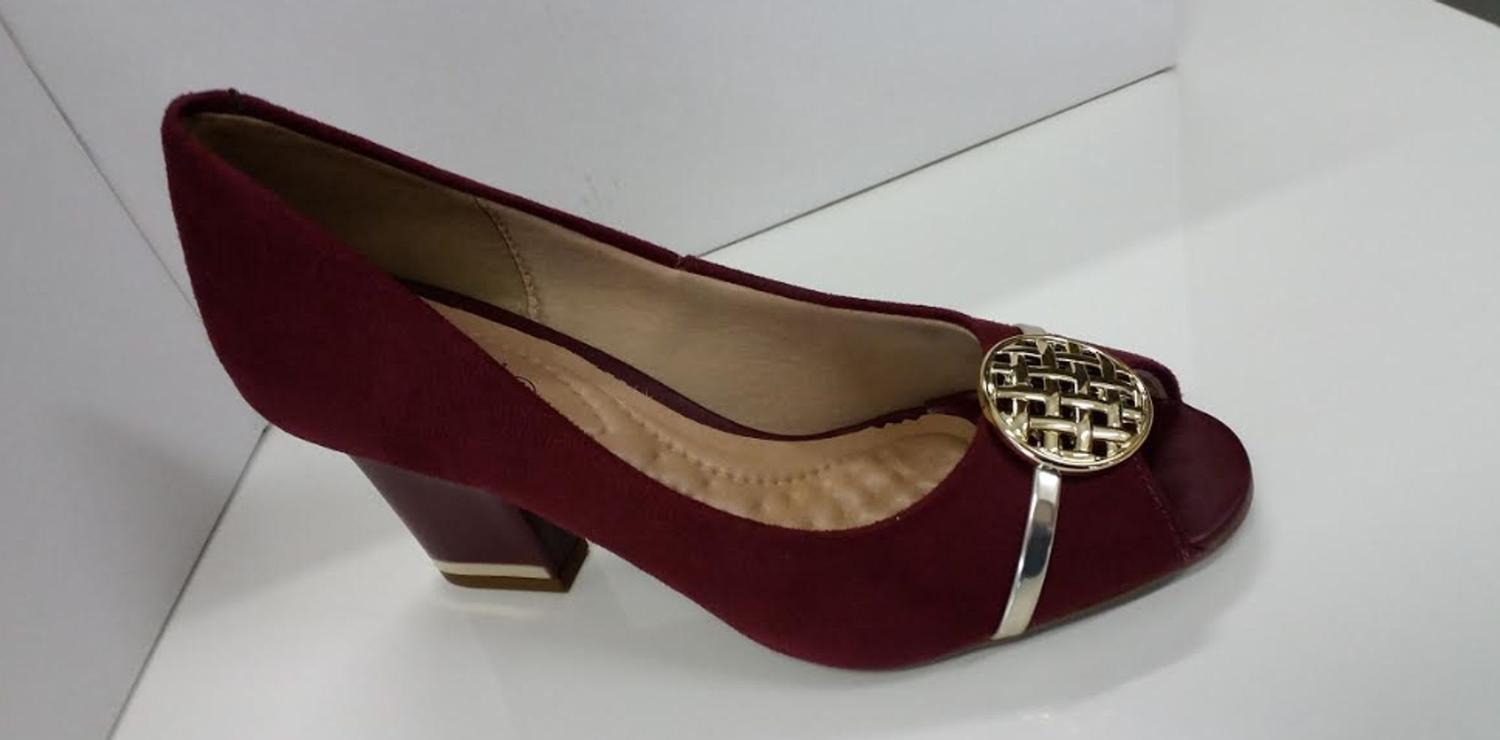 Compre Sapato Scarpin Vizzano 1255.100 Vinho Online