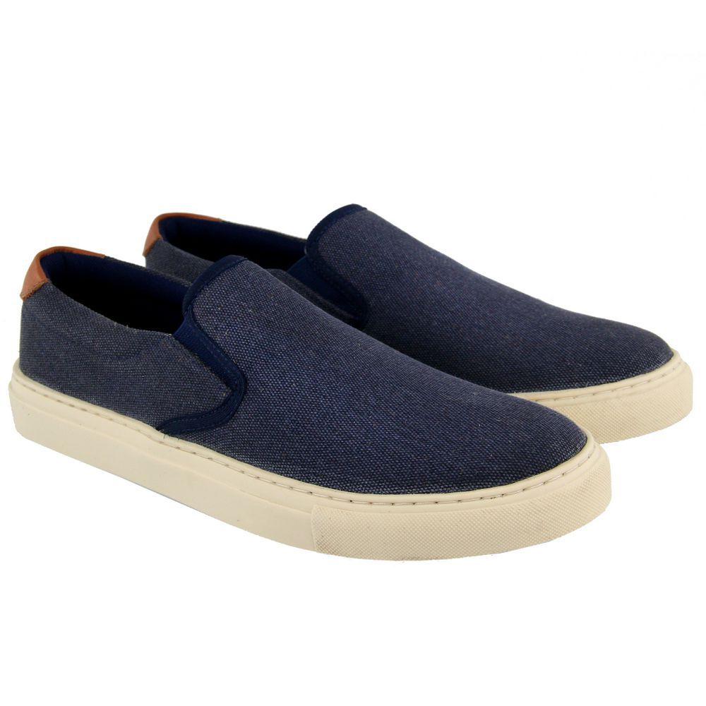 Sapato Sapatilha Mocassim Yacht Masculino Slip On Tênis Jeans